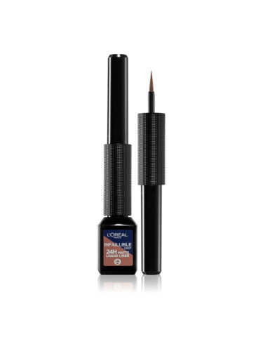 L’Oréal Paris Infaillible Grip 24h течни очни линии цвят 03 Marron Signature 3 мл.