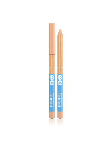 Rimmel Kind & Free молив за очи с интензивен цвят цвят 5 Creamy White 1,1 гр.