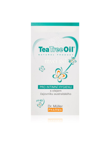 Dr. Müller Tea Tree Oil For intimate hygiene гел за интимна хигиена с екстракт от чаено дърво 200 мл.