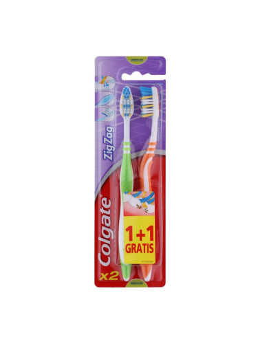 Colgate Zig Zag Medium четки за зъби medium 2 бр 2 бр.