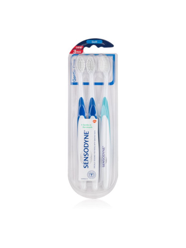 Sensodyne Gentle Care Triopack Soft четки за зъби soft 3 бр.