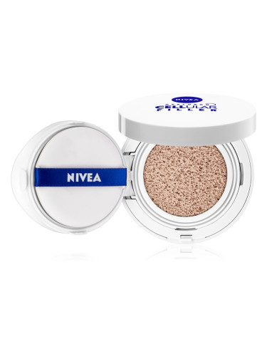 Nivea Hyaluron Cellular Filler Cushion фон дьо тен в гъба 3 в 1 цвят 03 Dark 15 гр.