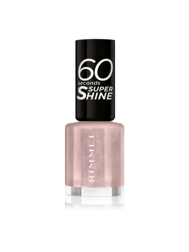 Rimmel 60 Seconds Super Shine лак за нокти цвят 210 Ethereal 8 мл.