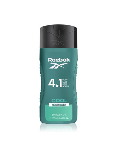 Reebok Cool Your Body освежаващ душ гел 4 в 1 за мъже 250 мл.
