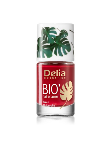 Delia Cosmetics Bio Green Philosophy лак за нокти цвят 611 Red 11 мл.