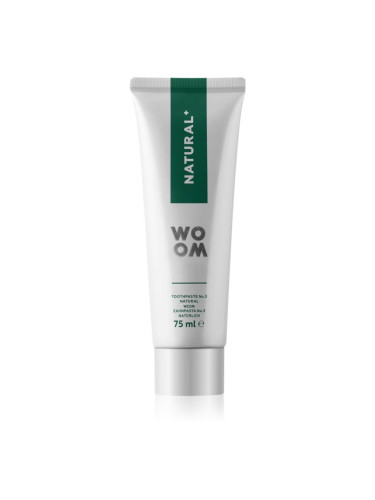WOOM Natural+ Toothpaste паста за зъби с мента пиперита 75 мл.