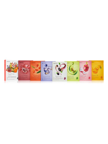 KORIKA SuperFruits Everyday Set of 7 Face Sheet Masks комплект маски за лице