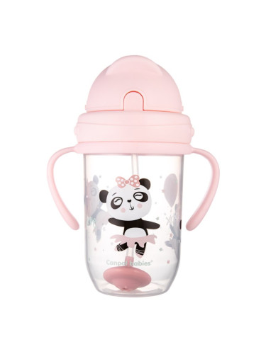 Canpol babies Exotic Animals Cup With Straw чаша със сламка 270 мл.
