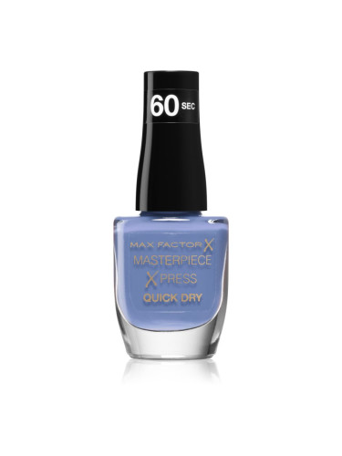 Max Factor Masterpiece Xpress бързозасъхващ лак за нокти цвят 855 Blue Me Away 8 мл.