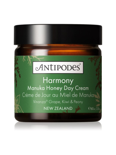 Antipodes Harmony Manuka Honey Day Cream лек дневен крем за озаряване на лицето 60 мл.