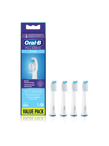 Oral B Pulsonic Clean резервни глави за четка за зъби 4 бр.