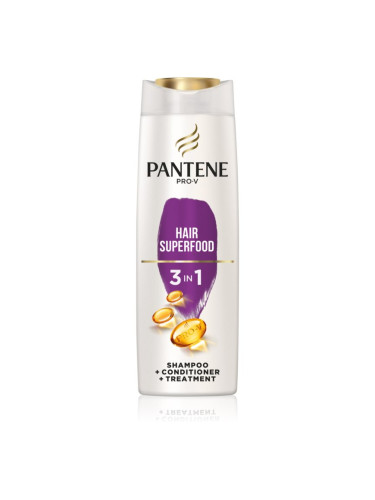Pantene Hair Superfood Full & Strong шампоан 3 в 1 360 мл.