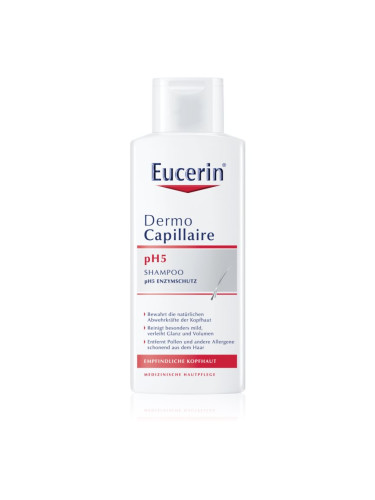 Eucerin DermoCapillaire шампоан за чувствителна кожа на скалпа 250 мл.