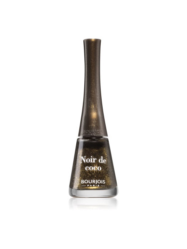Bourjois 1 Seconde бързозасъхващ лак за нокти цвят 039 Noir de Coco 9 мл.