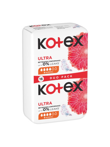 Kotex Ultra Comfort Normal санитарни кърпи 16 бр.