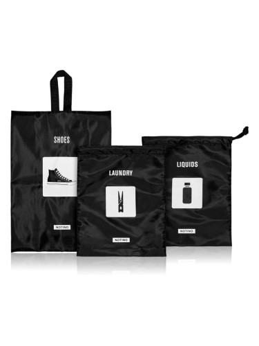 Notino Travel Collection Set of bags for shoes & laundry комплект за пътуване от торби за обувки, пране и течности 3 бр.