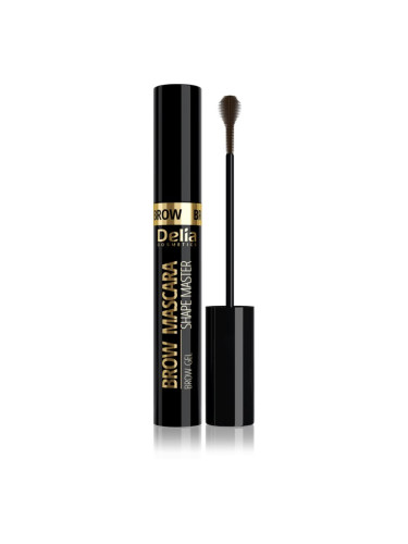 Delia Cosmetics Brow Mascara Shape Master спирала за вежди цвят 02 Brown 11 мл.