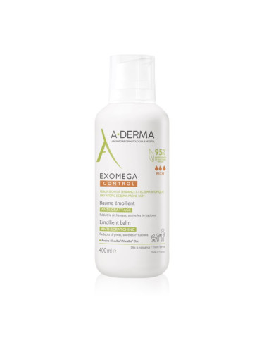 A-Derma Exomega Control Emollient Balm Балсам за чувствителна и суха кожа 400 мл.