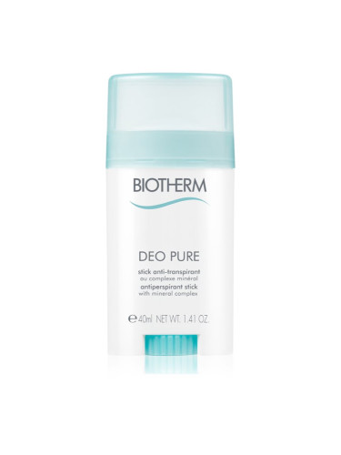 Biotherm Deo Pure Stick Anti-transpirant твърд антиперспирант за чувствителна кожа 40 мл.