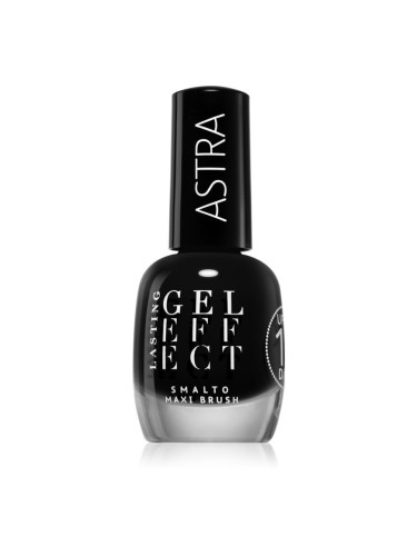 Astra Make-up Lasting Gel Effect дълготраен лак за нокти цвят 24 Noir Foncè 12 мл.