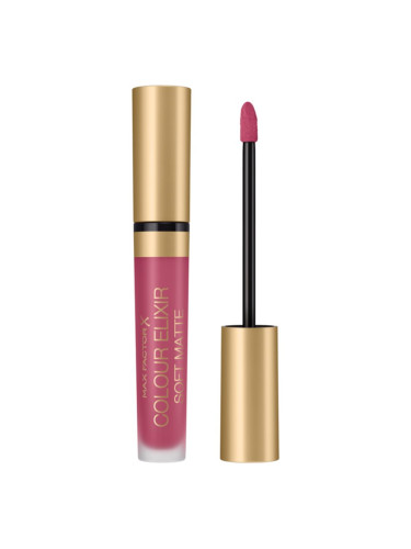 Max Factor Colour Elixir Soft Matte дълготрайно течно червило цвят 020 Blushing Peony 4 мл.