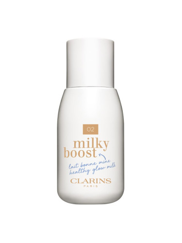 Clarins Milky Boost тониращ лосион да уеднакви цвета на кожата цвят 02 Milky Nude 50 мл.