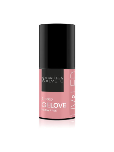 Gabriella Salvete GeLove гел лак за нокти с използване на UV/LED лампа 3 в 1 цвят 07 First Kiss 8 мл.