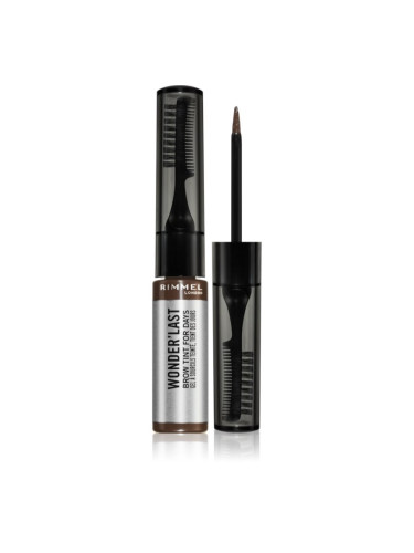 Rimmel Wonder'Last полуперманентна гел боя за вежди цвят 003 Medium Brown 4.5 мл.