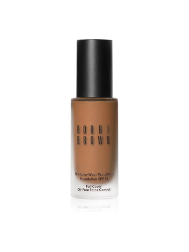 Bobbi Brown Skin Long-Wear Weightless Foundation дълготраен фон дьо тен SPF 15 цвят Cool Golden (C-076) 30 мл.