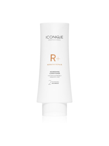 ICONIQUE Professional R+ Keratin repair Nourishing conditioner кератинов възстановяващ балсам за суха и увредена коса 200 мл.