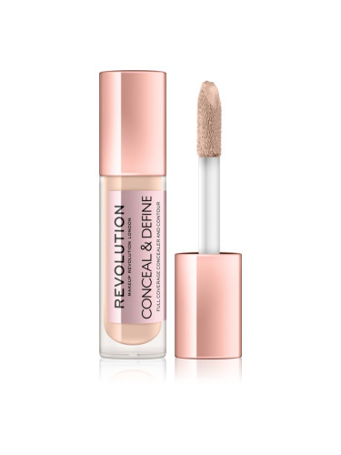 Makeup Revolution Conceal & Define течен коректор цвят C4.5 4 гр.