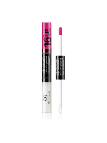 Dermacol 16H Lip Colour дълготране двуфазен цвят и гланц за устни цвят 21 4.8 гр.