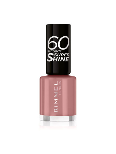 Rimmel 60 Seconds Super Shine лак за нокти цвят 711 Xposed 8 мл.