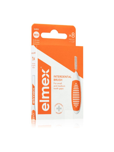 Elmex Interdental Brush четки за междузъбно пространство Sizes mix 8 бр.