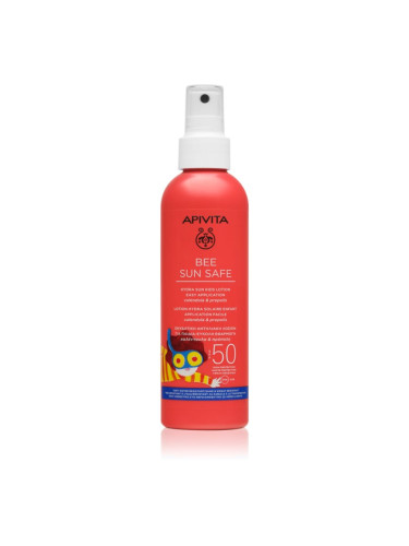 Apivita Bee Sun Safe Kids Spray SPF50 детско мляко за тен SPF 50 200 мл.