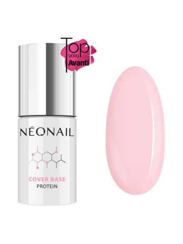 NEONAIL Cover Base Protein основен лак за нокти с гел цвят Nude Rose 7,2 мл.