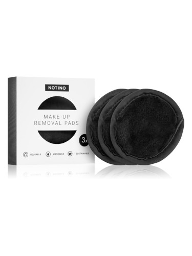 Notino Spa Collection Make-up removal pads тампони за почистване на грим цвят Black 3 бр.