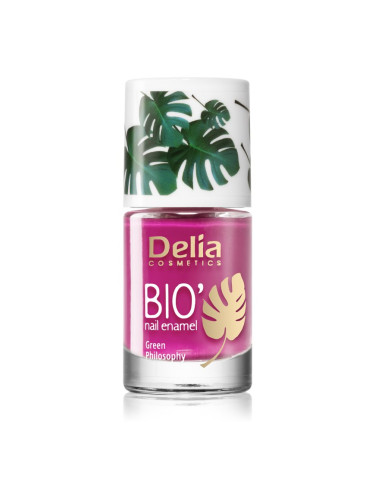 Delia Cosmetics Bio Green Philosophy лак за нокти цвят 609 Fuchsia 11 мл.