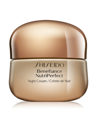 Shiseido Benefiance NutriPerfect Night Cream ревитализиращ нощен крем против бръчки 50 мл.