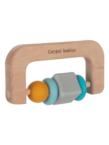 Canpol babies Teethers Wood-Silicone гризалка 1 бр.