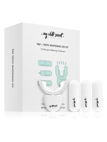 My White Secret Whitening LED Kit комплект за избелване на зъби