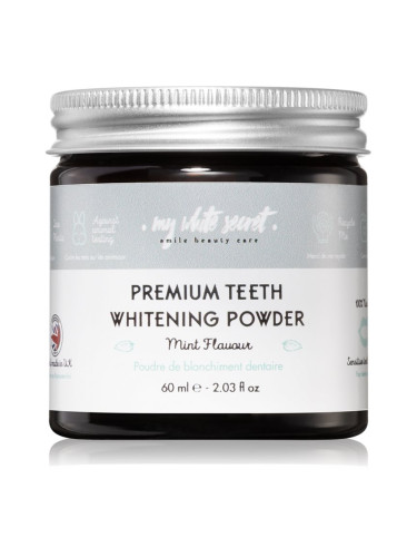 My White Secret Whitening Powder избелваща пудра за зъби за чувствителни зъби 60 мл.