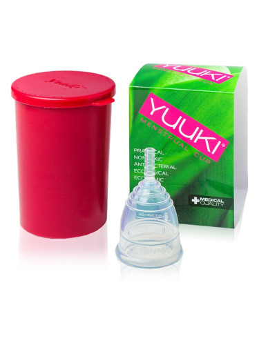 Yuuki Classic 1 + cup менструална чаша размер large (⌀ 46 mm, 24 ml) 1 бр.