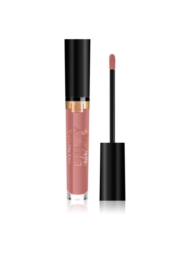 Max Factor Lipfinity Velvet Matte матиращо течно червило цвят 035 Elegant Brown 3,5 мл.
