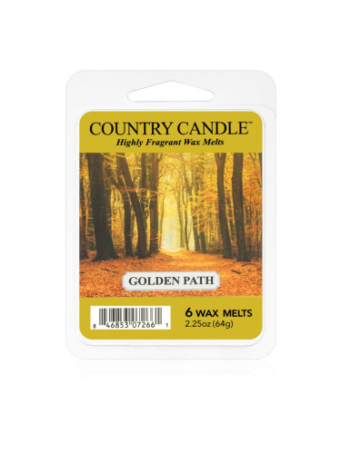Country Candle Golden Path восък за арома-лампа 64 гр.