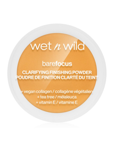 Wet n Wild Bare Focus Clarifying Finishing Powder матираща пудра цвят Medium/Tan 6 гр.