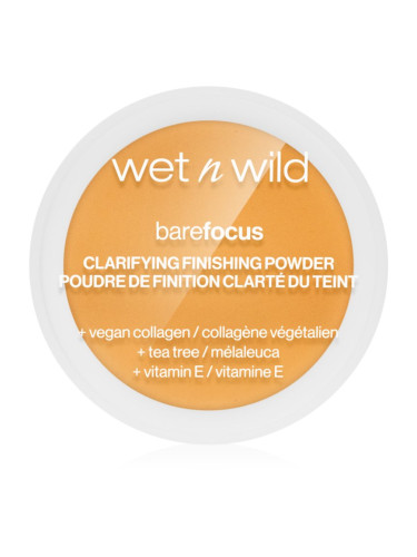 Wet n Wild BareFocus Clarifying Finishing Powder матираща пудра цвят Medium/Tan 6 гр.