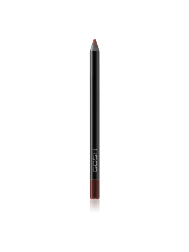 Gosh Velvet Touch водоустойчив молив за устни цвят 012 Raisin 1,2 гр.