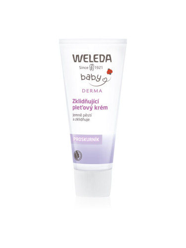 Weleda Baby Derma успокояващ крем за лице за деца 50 мл.