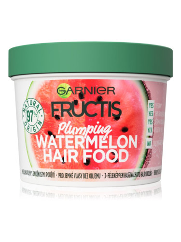 Garnier Fructis Watermelon Hair Food маска за тънка коса без обем 390 мл.